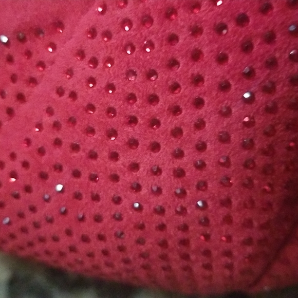 Red heeled over knee boot - Picture 10 of 10